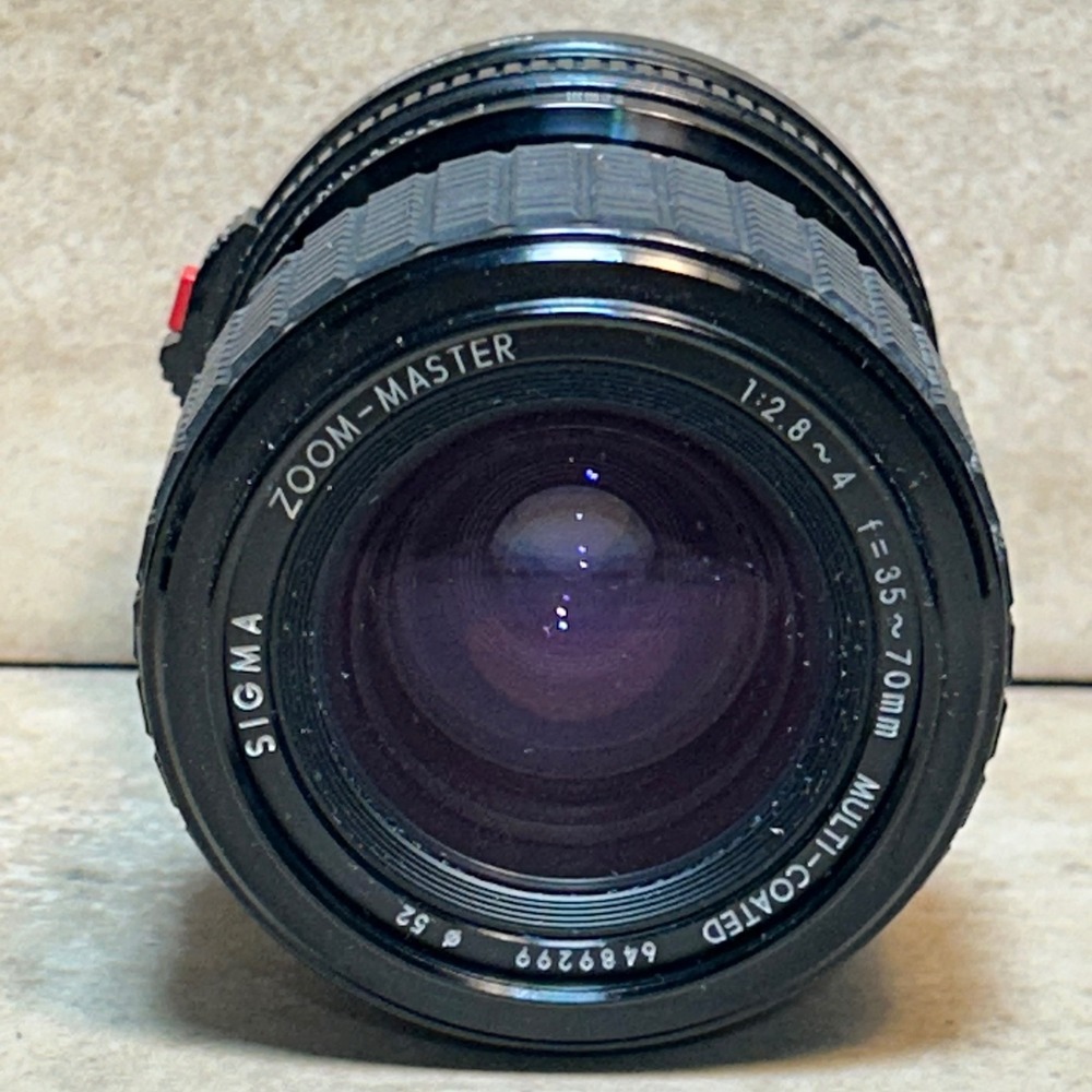 Sigma Zoom-Master 35-70mm f2.8-4 Multi-Coated Lens for Canon FD Mount Japan